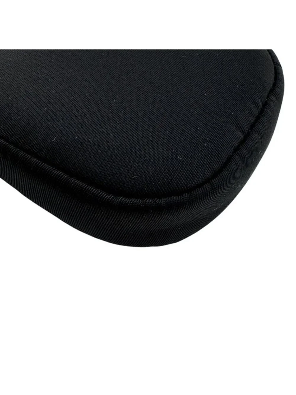Prada Re-Nylon Mini Pouch Triangle Logo Black